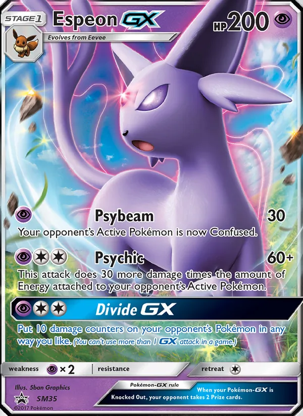 SM35 Espeon GX – SM Black Star Promos