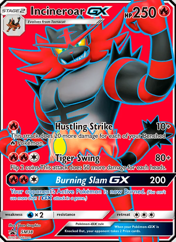 SM38 Incineroar GX – SM Black Star Promos