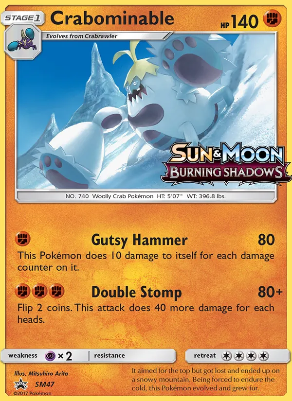 SM47 Crabominable – SM Black Star Promos