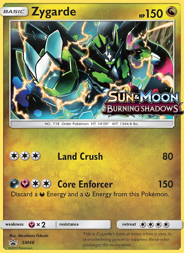 SM48 Zygarde – SM Black Star Promos