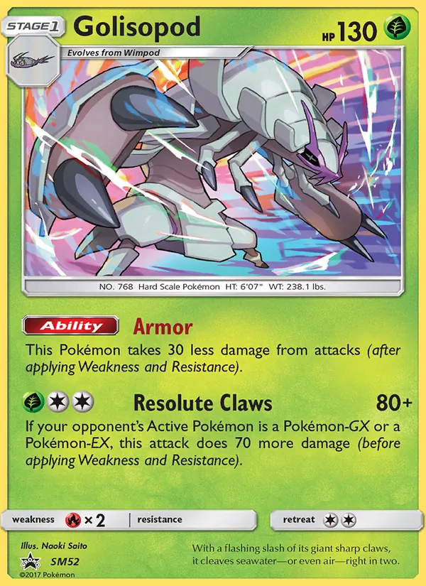 SM52 Golisopod – SM Black Star Promos