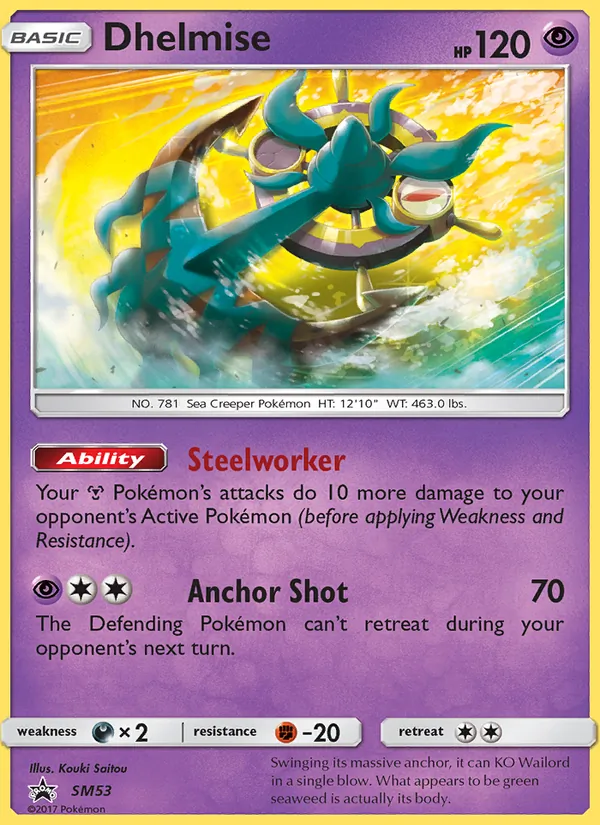 SM53 Dhelmise – SM Black Star Promos