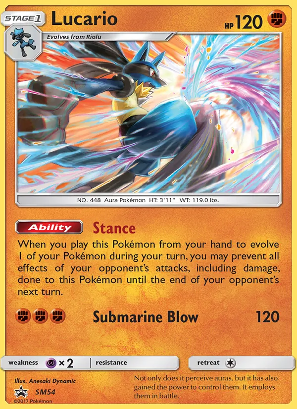 SM54 Lucario – SM Black Star Promos