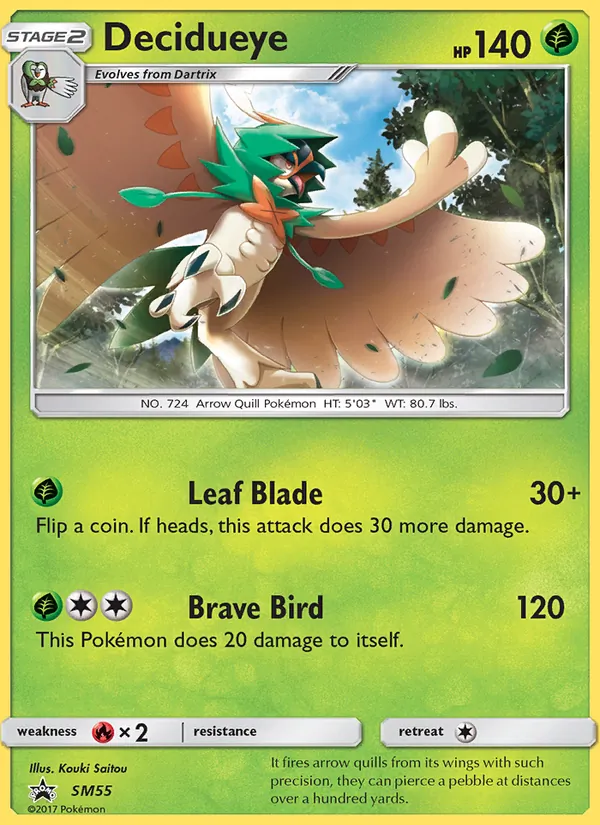 SM55 Decidueye – SM Black Star Promos