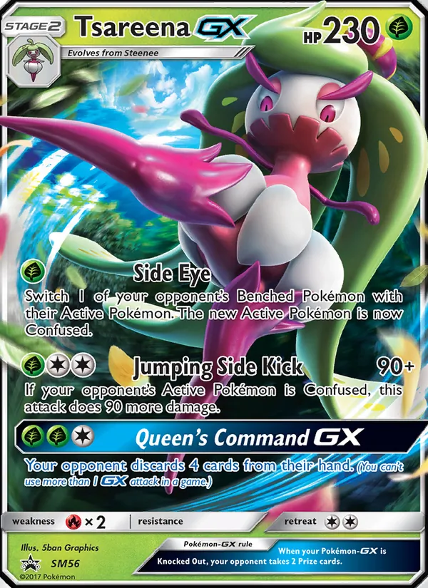 SM56 Tsareena GX – SM Black Star Promos