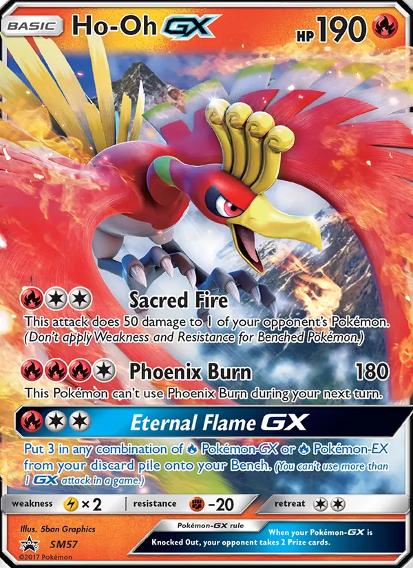 SM57 Ho-Oh GX – SM Black Star Promos