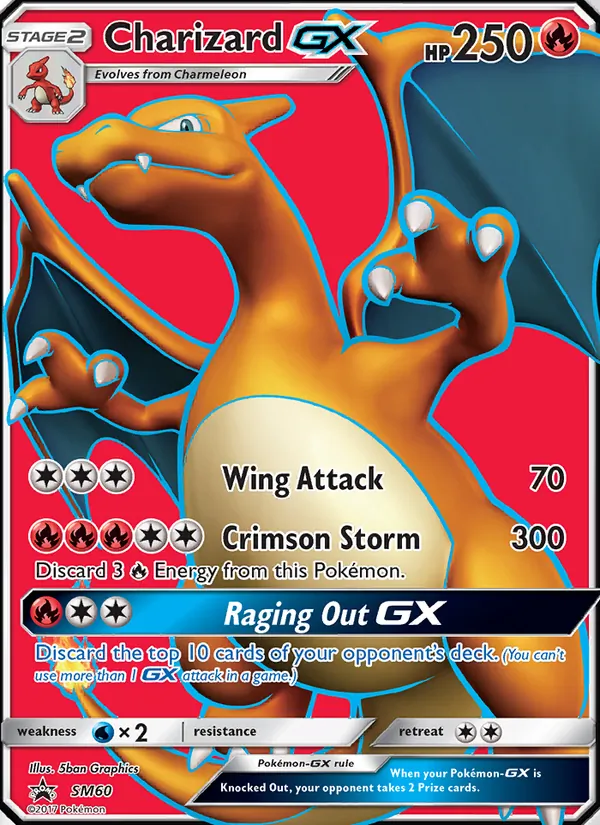 SM60 Charizard GX – SM Black Star Promos