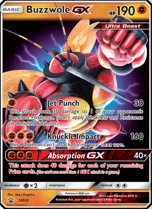 SM69 Buzzwole GX – SM Black Star Promos
