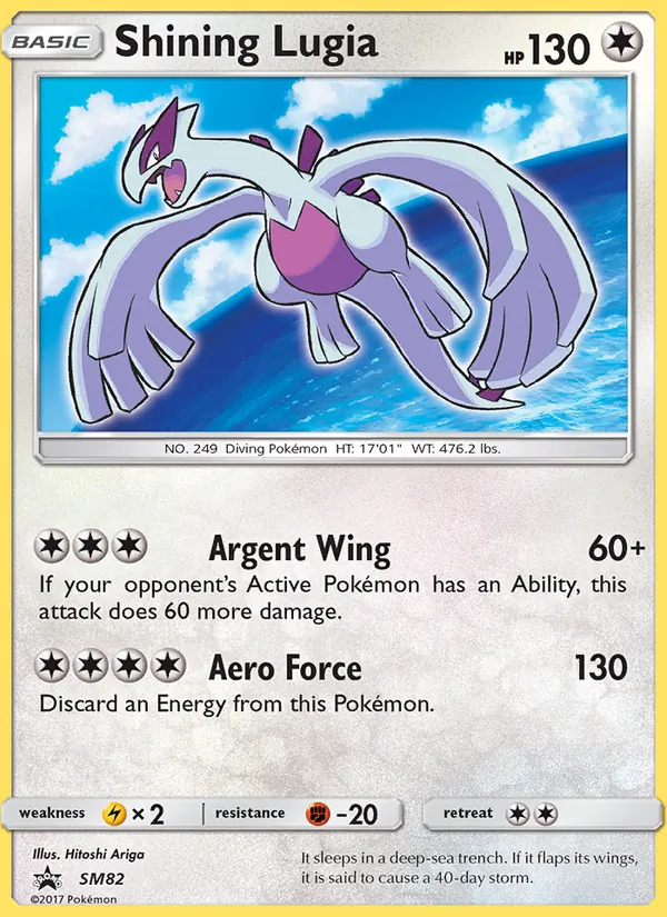 SM82 Shining Lugia – SM Black Star Promos