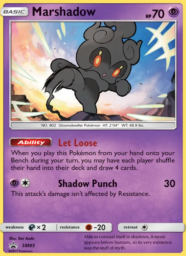SM85 Marshadow – SM Black Star Promos