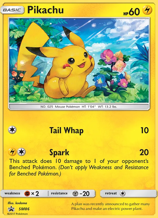 SM86 Pikachu – SM Black Star Promos