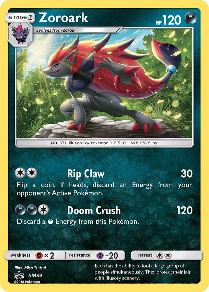 SM89 Zoroark – SM Black Star Promos