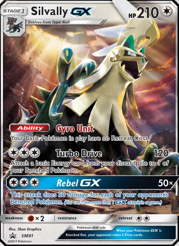 SM91 Silvally GX – SM Black Star Promos