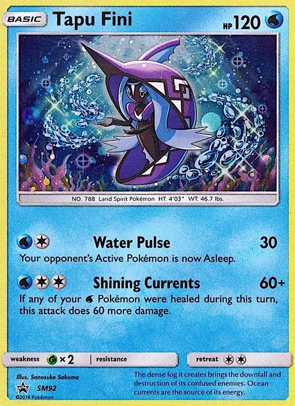 SM92 Tapu Fini – SM Black Star Promos