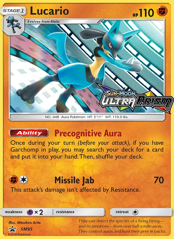 SM95 Lucario – SM Black Star Promos
