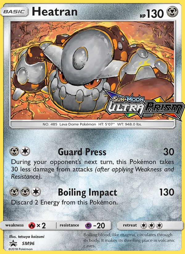 SM96 Heatran – SM Black Star Promos