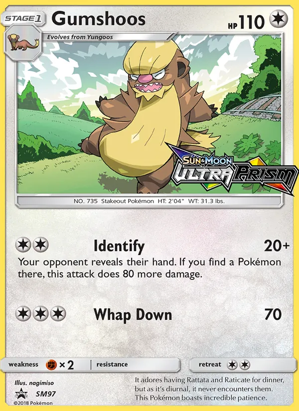 SM97 Gumshoos – SM Black Star Promos