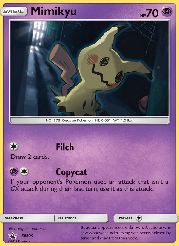 SM99 Mimikyu – SM Black Star Promos