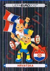 368 Official Mascot - Hrvatska – UEFA Euro Poland-Ukraine 2012 Panini