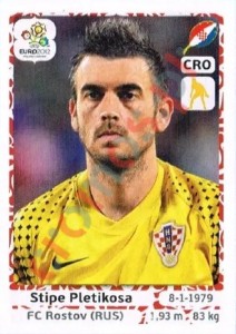 374 Stipe Pletikosa – UEFA Euro Poland-Ukraine 2012 Panini