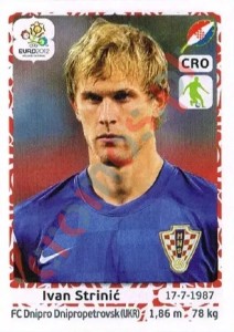 380 Ivan Strinić – UEFA Euro Poland-Ukraine 2012 Panini