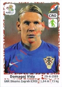381 Domagoj Vida – UEFA Euro Poland-Ukraine 2012 Panini