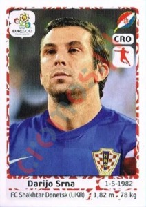382 Darijo Srna – UEFA Euro Poland-Ukraine 2012 Panini