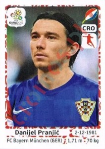 383 Danijel Pranjić – UEFA Euro Poland-Ukraine 2012 Panini