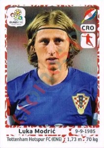 387 Luka Modrić – UEFA Euro Poland-Ukraine 2012 Panini