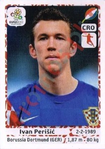 389 Ivan Perišić – UEFA Euro Poland-Ukraine 2012 Panini