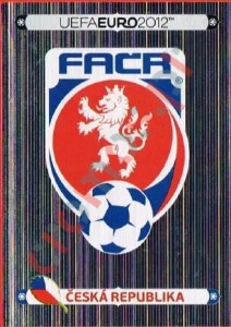 137 Badge - Česká Republika – UEFA Euro Poland-Ukraine 2012 Panini