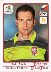 142 Petr Čech – UEFA Euro Poland-Ukraine 2012 Panini