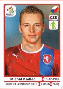 144 Michal Kadlec – UEFA Euro Poland-Ukraine 2012 Panini