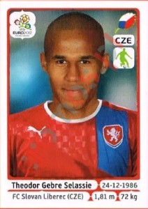 148 Theodor Gebre Selassie – UEFA Euro Poland-Ukraine 2012 Panini