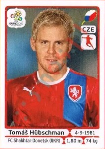 151 Tomáš Hübschman – UEFA Euro Poland-Ukraine 2012 Panini