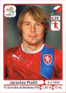 154 Jaroslav Plašil – UEFA Euro Poland-Ukraine 2012 Panini