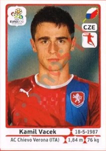 156 Kamil Vacek – UEFA Euro Poland-Ukraine 2012 Panini
