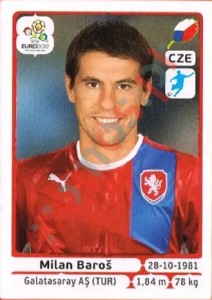 159 Milan Baroš – UEFA Euro Poland-Ukraine 2012 Panini
