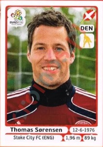 200 Thomas Sørensen – UEFA Euro Poland-Ukraine 2012 Panini