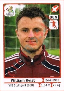 209 William Kvist – UEFA Euro Poland-Ukraine 2012 Panini