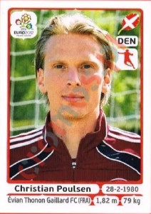 210 Christian Poulsen – UEFA Euro Poland-Ukraine 2012 Panini
