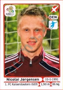 218 Nicolai Jørgensen – UEFA Euro Poland-Ukraine 2012 Panini