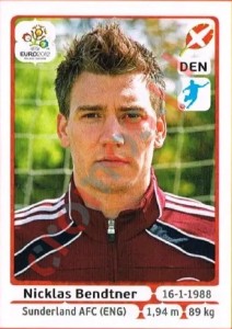 219 Nicklas Bendtner – UEFA Euro Poland-Ukraine 2012 Panini