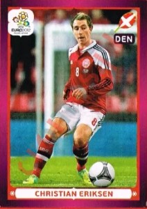 221 Christian Eriksen – UEFA Euro Poland-Ukraine 2012 Panini