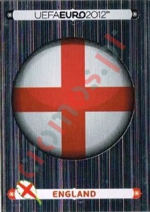485 Badge - England – UEFA Euro Poland-Ukraine 2012 Panini