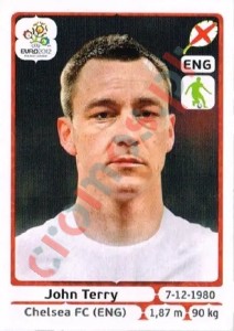 492 John Terry – UEFA Euro Poland-Ukraine 2012 Panini