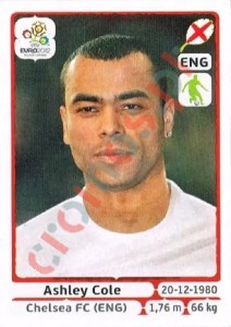 493 Ashley Cole – UEFA Euro Poland-Ukraine 2012 Panini
