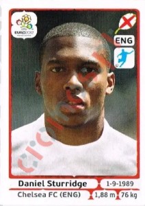 506 Daniel Sturridge – UEFA Euro Poland-Ukraine 2012 Panini