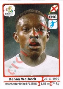 507 Danny Welbeck – UEFA Euro Poland-Ukraine 2012 Panini