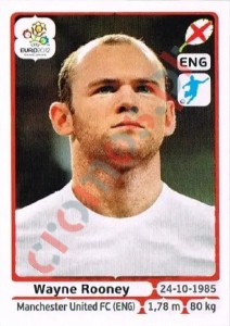509 Wayne Rooney – UEFA Euro Poland-Ukraine 2012 Panini